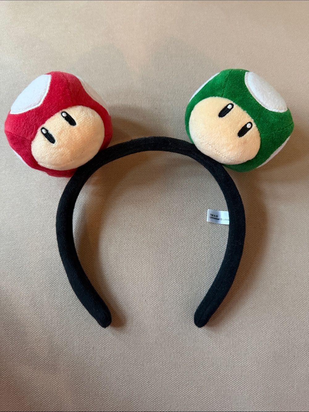 Universal Studios Japan Super Nintendo World Red Green Mushroom Headband